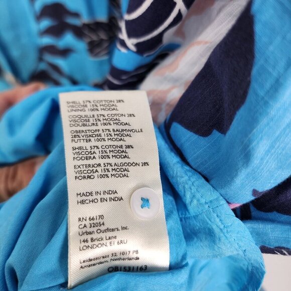 Anthropologie Maeve The Cassandra Maxi Dress Size S Blue Fluttery Maxi - Picture 9 of 14